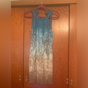 WHBM White House Black Market dress NWT jewel tones snake sleeveless XS beach